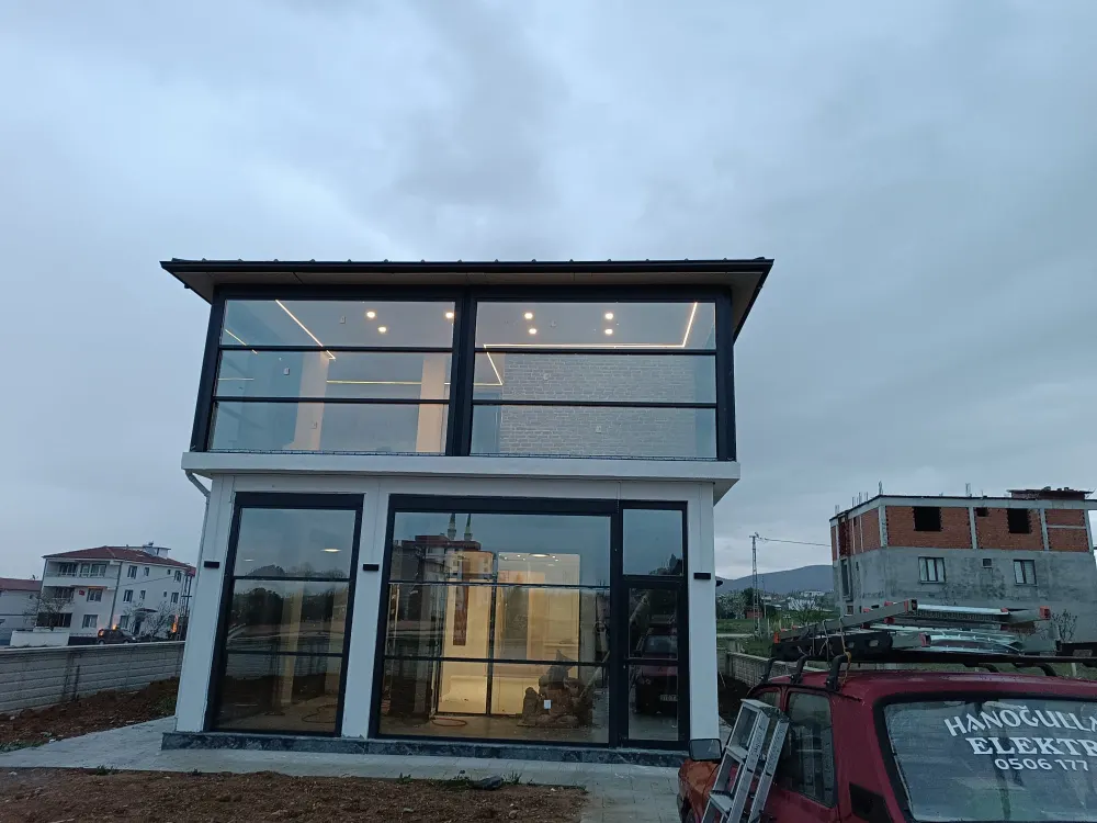 Hanoğulları Elektrik'in Erbaa'da tamamladığı iş yeri aydınlatma ve elektrik tesisatı